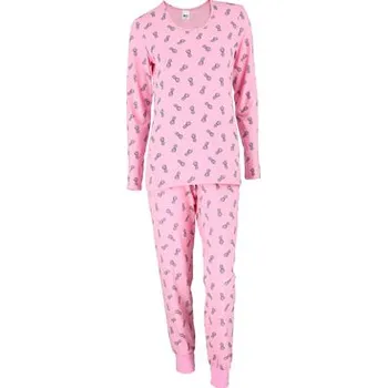 Pánské pyžamo Pleas Dámské pyžamo dlouhé růžová M (184128-503-040)