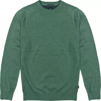 Pánský svetr Velký pánský hladký svetr přes hlavu Double Urban Outfitters KNIT-8019 zelená (6XL)