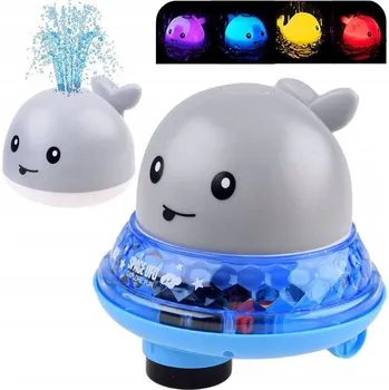 Svítící, jezdící a hrající velryba do vany ZA4413