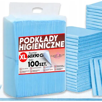 Hygienická podložka 90x60 cm 100 ks 5vrstvá absorpční