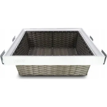 Šatní skříň Ratanový koš do skříně 700 ATM Symphony P1 Bílý