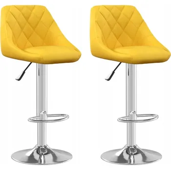 Barová židle Barová židle Aksamit, hořčicová