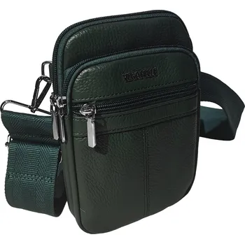 Kabelka Marco Contti ledvinka přes rameno unisex zelená
