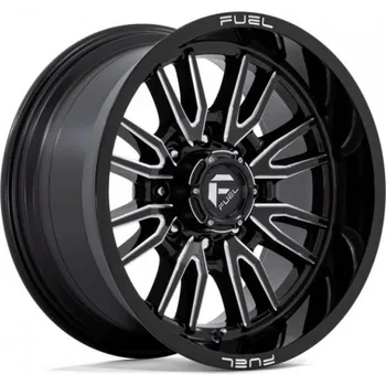 Alu kolo FUEL Alu kola Fuel D761 Clash 12x22 6x139.7 ET-44 Gloss Black Milled 106.1