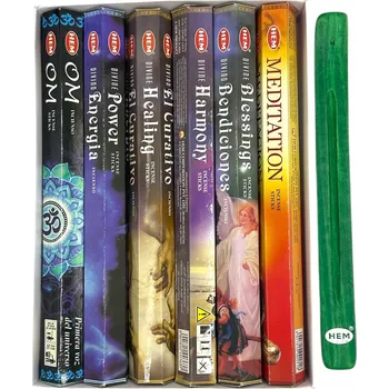 Vonná tyčinka Vonné tyčinky HEM Divine Collection 120 ks + podložka