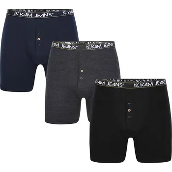 Boxerky Pánské velké spodní prádlo boxerky Kam 800 3 ks multi (4XL)