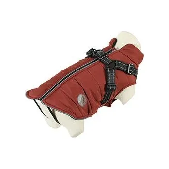 Obleček pro psa Obleček bunda pro psy S POSTROJEM terakota 25cm Zolux