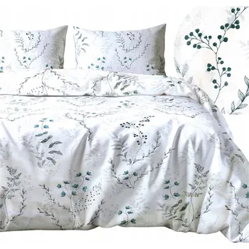 Povlečení Povlečení 200x220 bavlna POLSKÁ BAVLNA minimalistický vzor AQUA MAVI