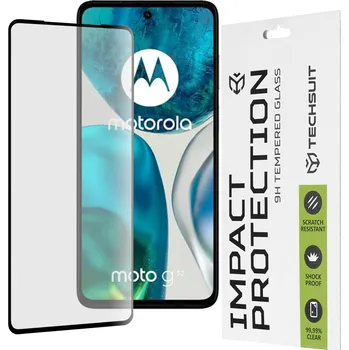 Techsuit 111D Celolepené sklo Motorola Moto G52 G82 5G Black