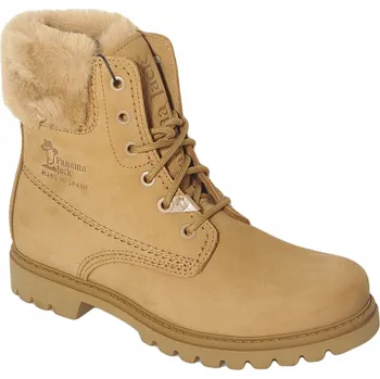 Dámské kozačky Panama Jack Felicia B36 kotníkové boty z nubuku, camel, velikost 40