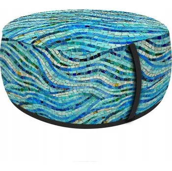 Taburet Taburet čalouněný Bertoni modrý