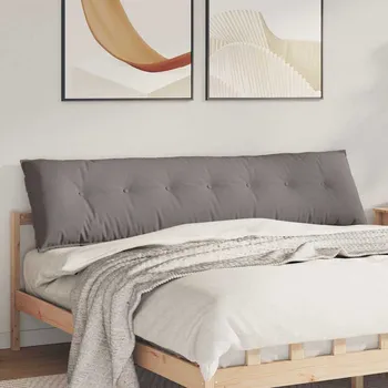 Polštář vidaXL Polštář na záda Taupe 200 x 19 x 50 cm textil