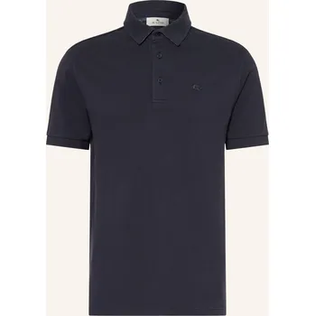 Pánská košile Etro Pánská Piqué Polokošile, tmavě modrá, XXL