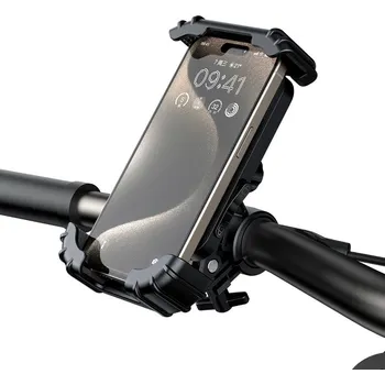Mcdodo - držák na kolo řady Basalt (CM-5240) - pro jízdní kolo/motocykl, nastavení 360°, 4,2 - 6,5 palce - černý