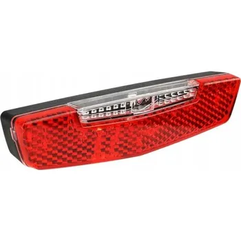 Cyklosvítilna Zadní světlo na nosič zavazadel 80mm na dynamo s funkcí udržení svitu 2K JY-6272M 6V 0.4W