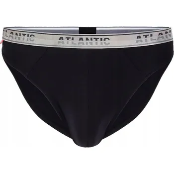 Pánské spodní prádlo Pánské slipy Atlantic MP1562 sportovní černé S