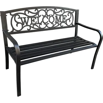 Zahradní lavice Zahradní lavička IRYS černá