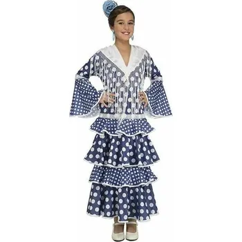 Karnevalový kostým Kostým pro Děti My Me 204881 Tanečnice Flamenco Modrý
