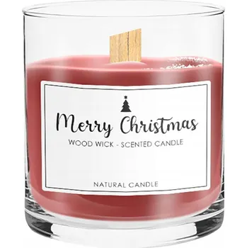 Svíčka Sójová vonná svíčka Veselé Vánoce Skandynawski Dom 1 ks