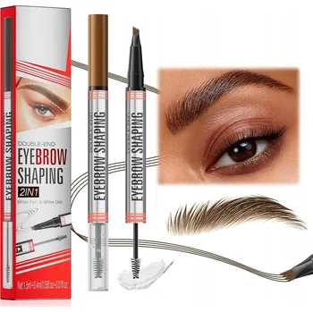 Přípravek na oči Světle hnědý FIX NA OBOČÍ MICROBLADING PISÁTKO + Gel na obočí