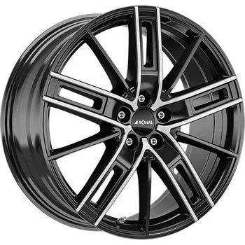 Disk RONAL Alu kola Ronal R67 8x19 5x112 ET35 Jetblack-Frontkopiert 76