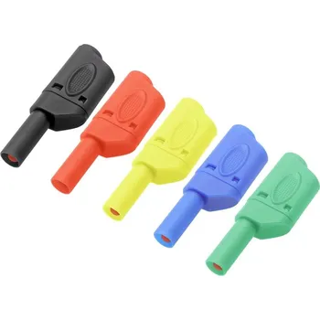 Vývojová deska Banánkový konektor s plastovým krytem - 4 mm, 10 ks