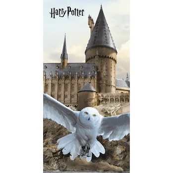 Plážová osuška Harry Potter Hedviga