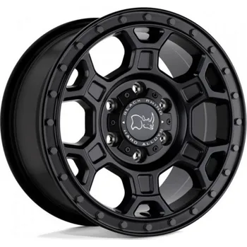 Alu kolo BLACK RHINO Alu Kola Black Rhino Midhill 8x17 6x130 ET45 Matte Black W/ Gunmetal Bolts 84.1