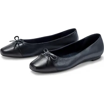 Dámské baleríny 661893 - Tchibo - Kožené baleríny - pro ženy - vel. 38 - barva: modrá