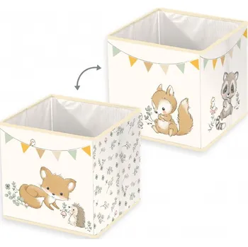 Úložný box Dětský úložný box Herding "Lesní přátelé" – skládací, 30×30×30 cm