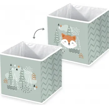 Úložný box Dětský úložný box Herding "Nordic Forest" - skládací, 30×30×30 cm