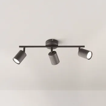 Lampička FISCHER & HONSEL LED stropní reflektor Vano černá, 3 zdroje dlouhé 3 x 4 W LED - Doprava zdarma