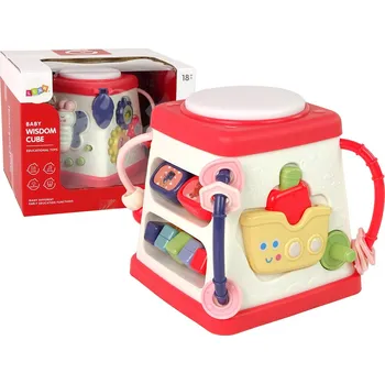 Hračka pro nejmenší Mamido Interaktivní kostka pro děti s melodiemi a světly