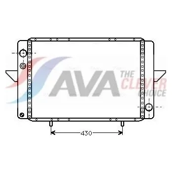 Chladič motoru Chladič, chlazení motoru AVA RT2107