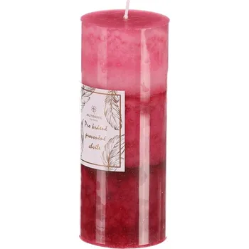 Svíčka Autronic Svíčka aromatická - vůně sladkých cukrovinek, parafín, barva růžová, sada 4 ks