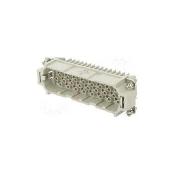 Elektrický konektor Konektor HDC vidlice HD PIN 64 64+PE velikost 8 bez kontaktů