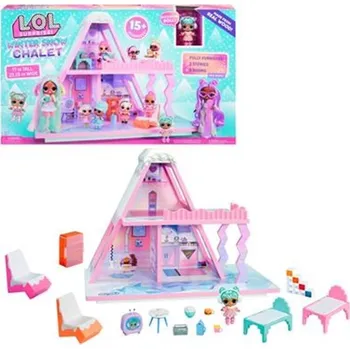 Panenka MGA LOL Zimní sněhová chata s překvapením