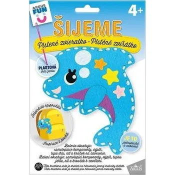 kreativní sada ARGUS Kreativní tvoření šijeme plstěné zvířátko delfín 19110020