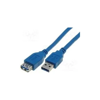 Elektrická zásuvka Kabel USB 3.0 USB A zásuvka, USB A vidlice niklovaný 1,8m