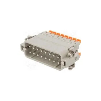 Síťový konektor Konektor HDC vidlice CSAH PIN 16 16+PE velikost 66.16 16A