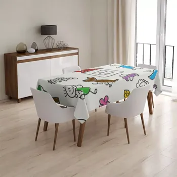 ubrus Sablio Ubrus Malování 2 - 90x90 cm