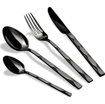Příbor Berlingerhaus BH-3074 Matte Black Collection 24 ks