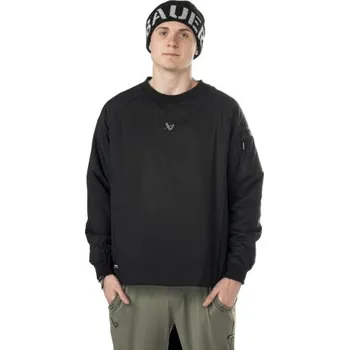 Pánské oblečení Bauer Mikina Bauer Filled Crewneck SR, Barva BLK, Velikost S 464338