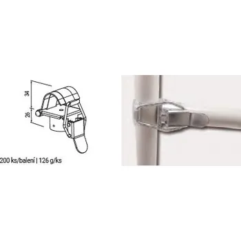 Dílenský regál Upínací spojka