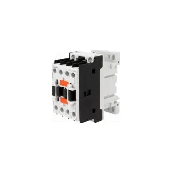 Elektroinstalační materiál Stykač 3-pólový Pomocné kontakty NO 24VAC 18A NO x3 DIN BF