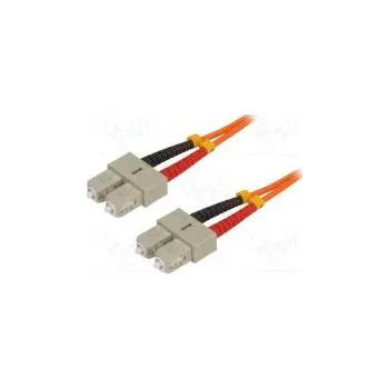 Síťový kabel Světlovodný patch cord OM2 SC/UPC,z obou stran 5m LSZH