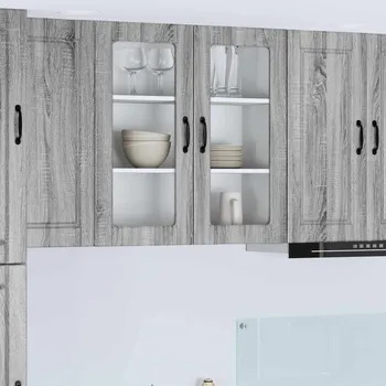 Příborník do zásuvky Kuchyňská skříň Šedá Sonoma 80 x 31 x 80 cm kompozitní dřevo