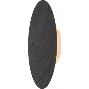 Nástěnné svítidlo Nástěnná LED lampa s možností nabíjení a dálkovým ovládáním Ø 25 cm ČERNÁ