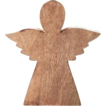 Vánoční ozdoba Anděl ANGE dřevěný 866598