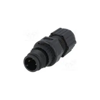 Elektrická zásuvka Zástrčka M12 PIN 3 vidlice kód A-DeviceNet / CANopen pájení